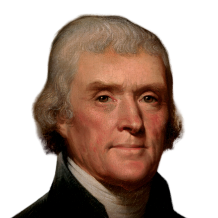 Official portrait of Thomas Jefferson